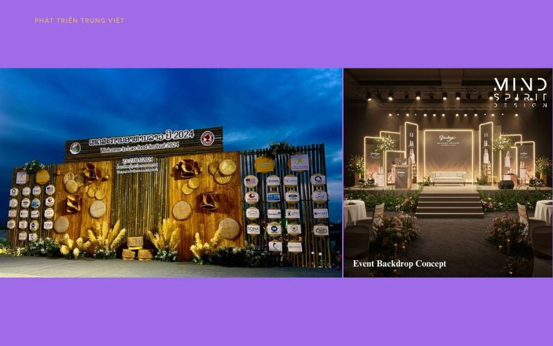 Sân khấu sự kiện phong cách Industrial - Rustic